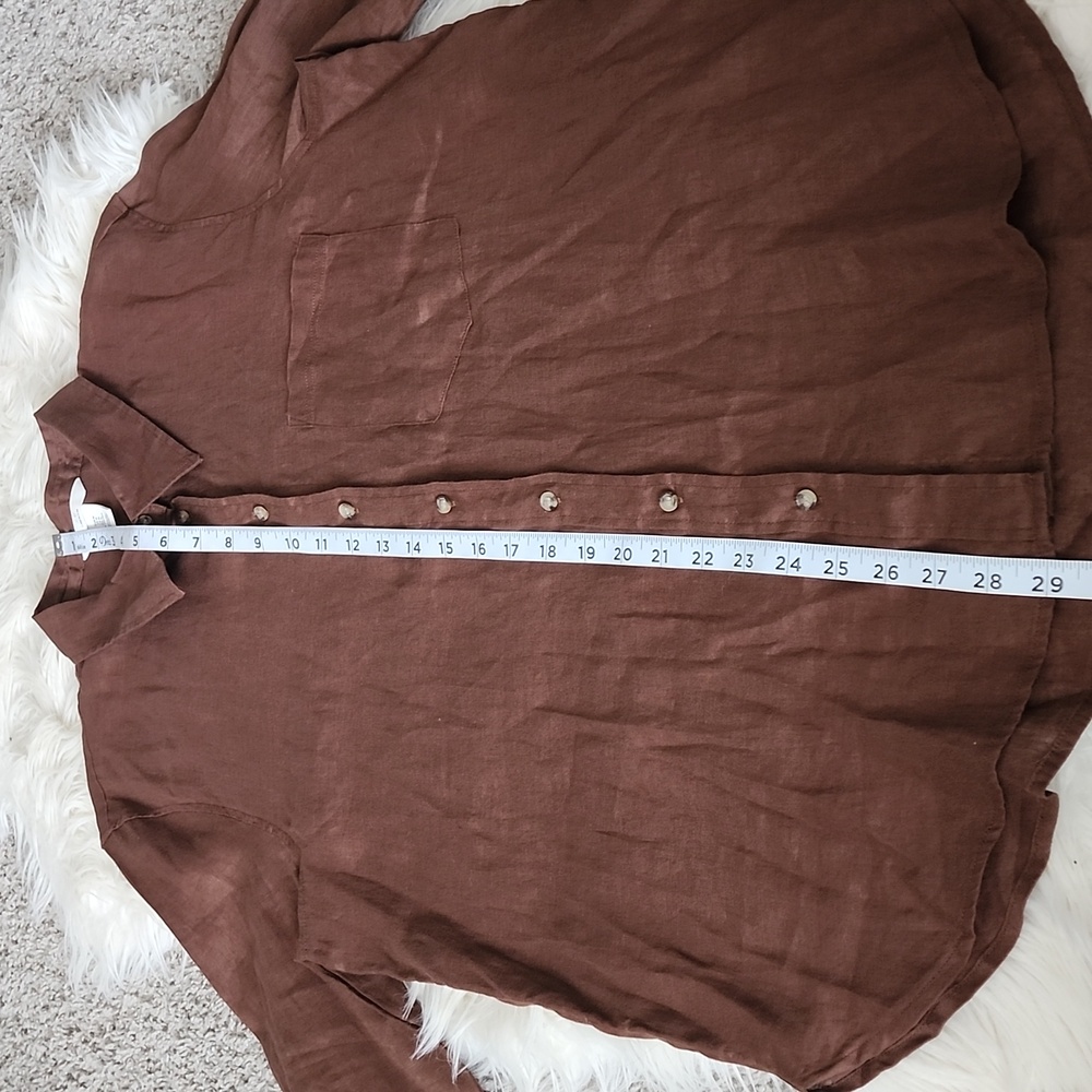 H&M Linen Button Down - Picture 7 of 8